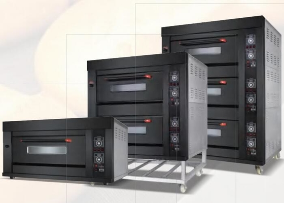 380V Electric And Gas 2 In 1 Deck Oven Mechanical