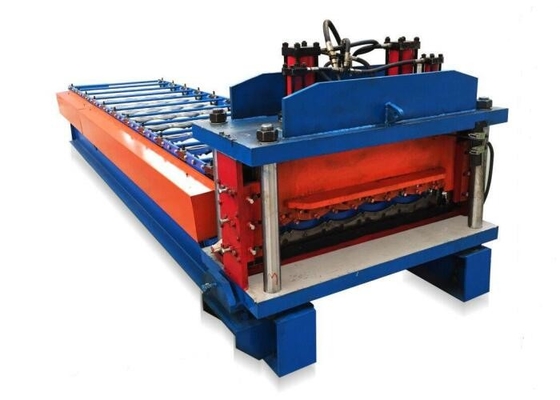 Waves Glazed Roof Tile Forming Machine 3 Kw 1200mm 12meters/Min