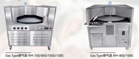 Electric Pita Oven Turn Table Natural Gas 220v Stainless Steel