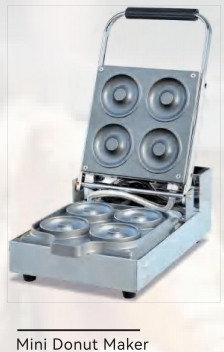 Mini Donut Maker Automatic Doughnut Machine 3 Nozzles Set Tainless Steel