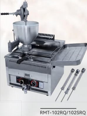 Mini Donut Maker Automatic Doughnut Machine 3 Nozzles Set Tainless Steel