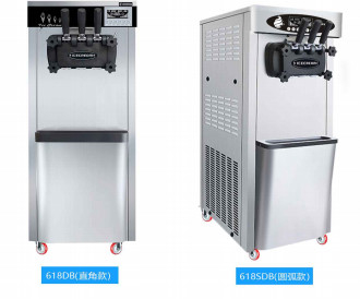 Single Compressor Precooling Ice Cream Machine Silent Reducer With Ground Steel Gears
