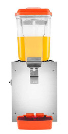16l Large Capacity Hopper Food Pvc Cylinder Stainless Steel Handle Juice Dispenser 110V
