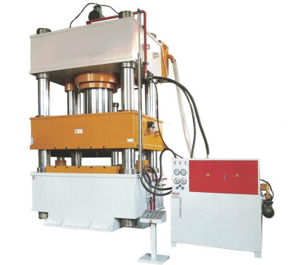 Plc Transmission Technology Hydraulic Press 380V Three Beam And Four Column