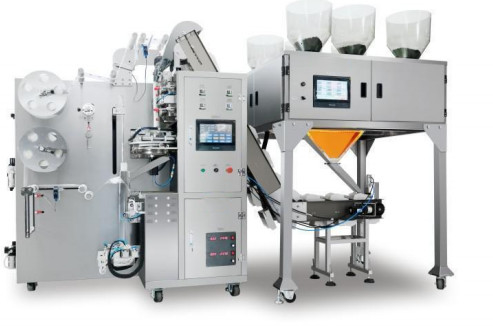 Triangle Nylon Tea Bag Packaging Machine Hygienic And Safe / Yh - Ny6 Tight Sealing