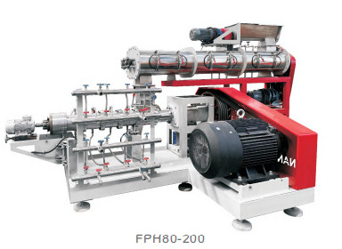 3000 - 4000kg / H Floating Fish Feed Extruder 50Hz For Animal Wet Way Stable