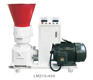 Wear Resistant Poultry Feed Pellet Making Machine 30kw 60 - 100kg / H Flat Die