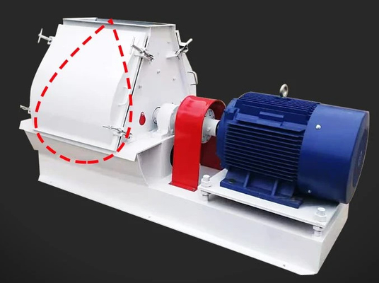 Integral Base Water Drop Hammer Mill 100kw High Structural Shrength SS304
