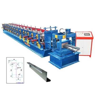 Blue Z Purlin Roll Forming Machine 10m/min For Color Steel