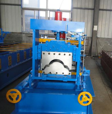 CE Ridge Cap Roll Forming Machine Cr12 Hydraulic Cutting