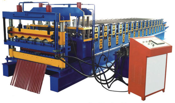 7.5KW Color Steel Roll Forming Machine 1200mm Double Layers