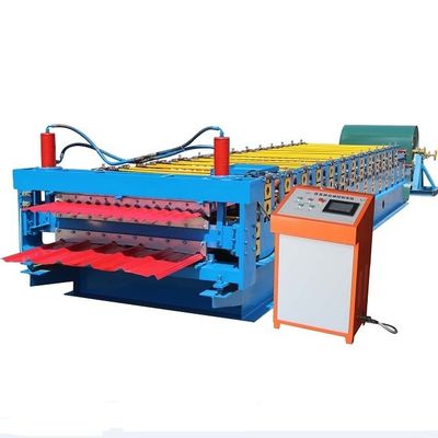 7.5KW Color Steel Roll Forming Machine 1200mm Double Layers