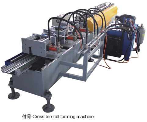 T Bar Keel Roll Forming Machine 8m/min 15 Roller Station