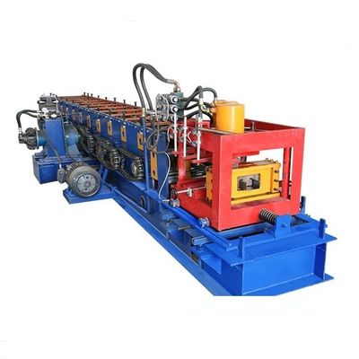 Hydraulic CZ Purlin Roll Forming Machine 5T Double Heads Decoiler