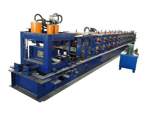 Hydraulic CZ Purlin Roll Forming Machine 5T Double Heads Decoiler