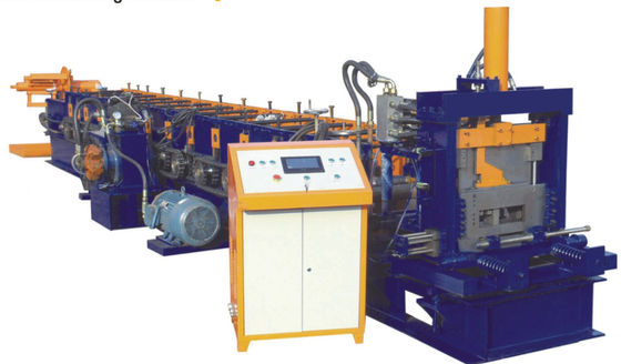 Hydraulic CZ Purlin Roll Forming Machine 5T Double Heads Decoiler