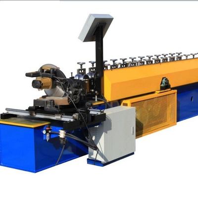 Guide Rail Shutter Door Roll Forming Machine 15m/min 5.5KW