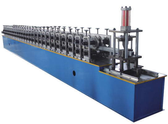 Guide Rail Shutter Door Roll Forming Machine 15m/min 5.5KW