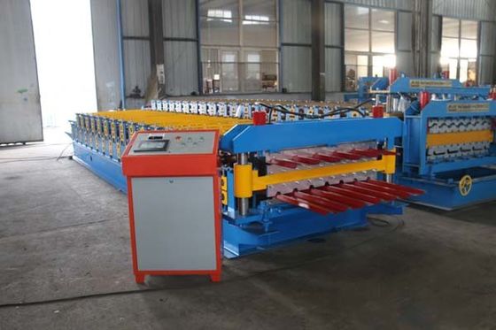 18m/min Shutter Door Roll Forming Machine ISO Colored Steel Tile