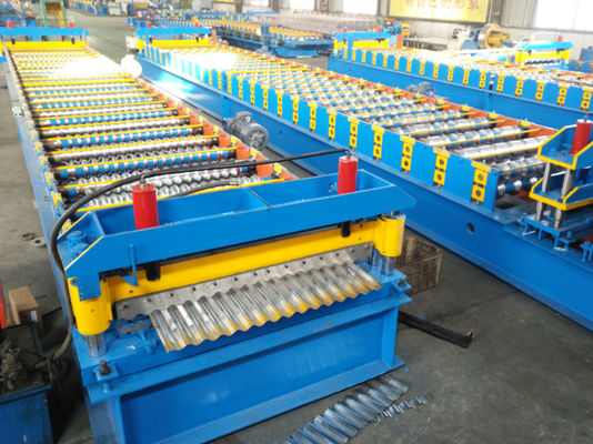 Blue Cr12 Color Steel Roll Forming Machine For Protection Board