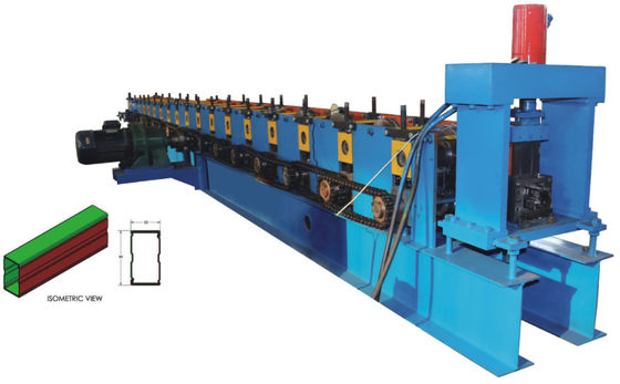 4.5T Storage Rack Roll Forming Machine 5.5KW For Aluminium Plate