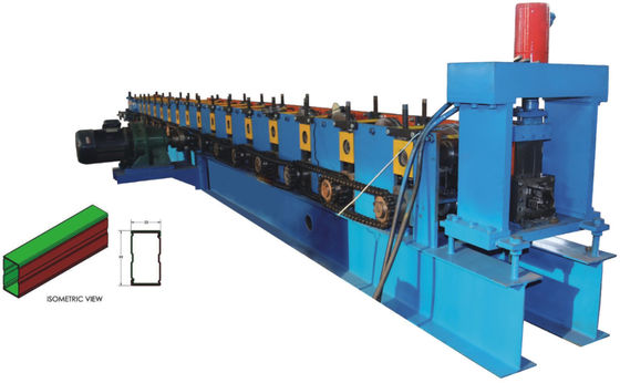 4.5T Storage Rack Roll Forming Machine 5.5KW For Aluminium Plate