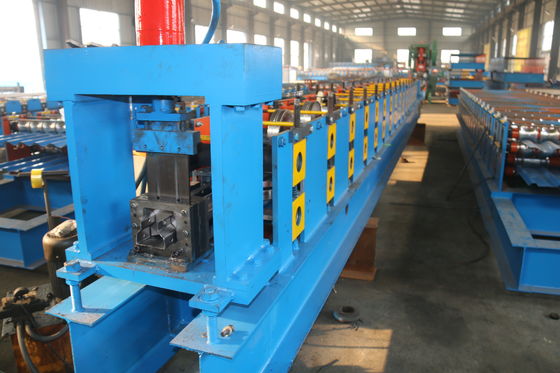 CE Metal Sheet Forming Machine 15m/min For Supermarket Storage Shelf