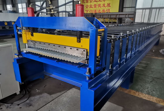 4.5T Color Steel Roll Forming Machine For High Wave Corrugated Sheet