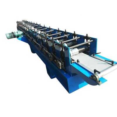 Yellow Steel Door Frame Making Machine Cr12 Hydraulic Cutting