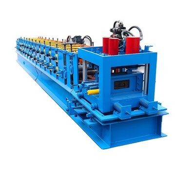 Steel Frame CZ Purlin Roll Forming Machine 18m/min 12 Rows