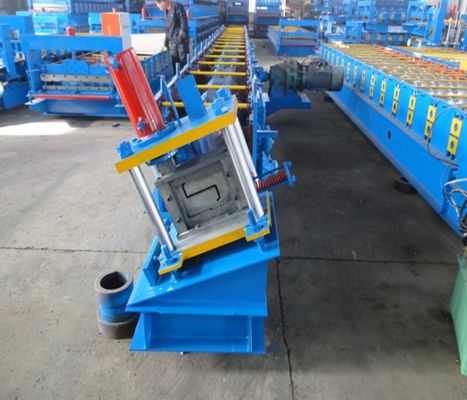 Steel Frame CZ Purlin Roll Forming Machine 18m/min 12 Rows