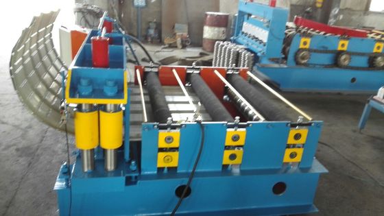 Auto Curved Stone Coated Roof Tile Machine Blue 220V