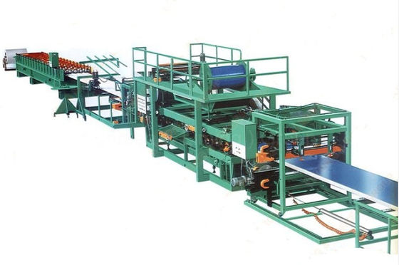 PU Sandwich Panel Roll Forming Machine 28KW Production Line