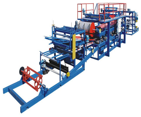 PU Sandwich Panel Roll Forming Machine 28KW Production Line