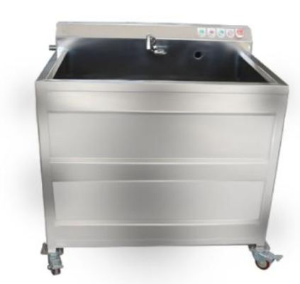 SS304 Food Processing Machinery Double Tank Veg Washing Machine