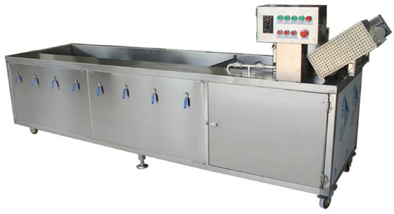 800kg/h Vegetable Bubble Washing Machine , 3.2m Industrial Fruit Washing Machine