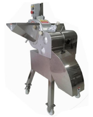 1000kg/h Food Processing Machinery , Fruit Vegetable Industrial Dicing Machine