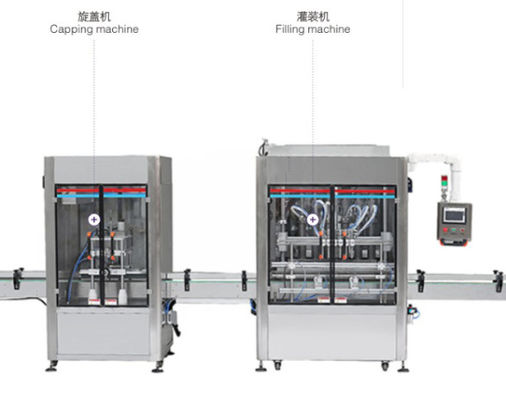 1000ml Liquid Filling Capping And Labeling Machine Production Line
