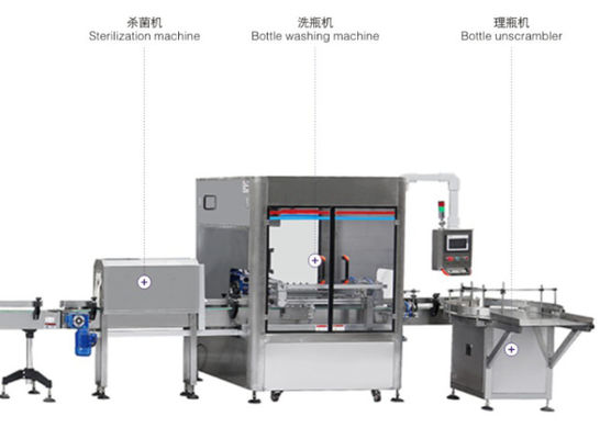 1000ml Liquid Filling Capping And Labeling Machine Production Line