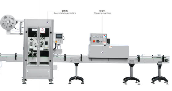 2 Heads Automatic Bottle Capping Machine , 30bpm Shrink Sleeve Label Machine