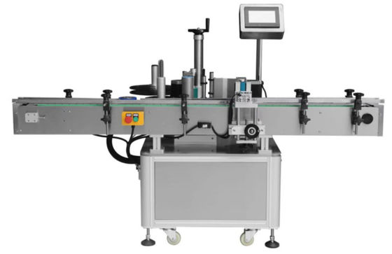 Vertical 20bpm Round Bottle Label Applicator Machine