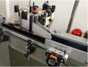Vertical 20bpm Round Bottle Label Applicator Machine
