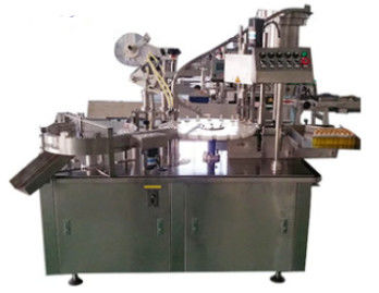 60bpm Filling Packing Machine , 2 Heads Clam Capping Machine