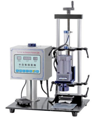 60W Semi Automatic Capping Machine Pressing Screw Type 30bpm
