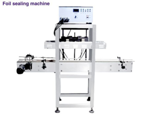 400bpm Bottle Foil Sealing Machine 4KW Induction Foil Sealing Machine