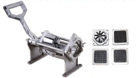 Manual vegetable strip cutting machine