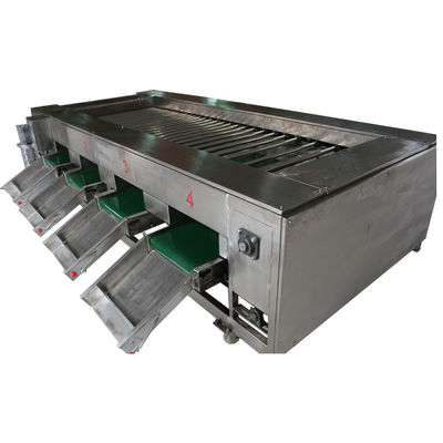 2000kg/h Food Processing Machinery , Vegetable Fruit Sorting Equipment