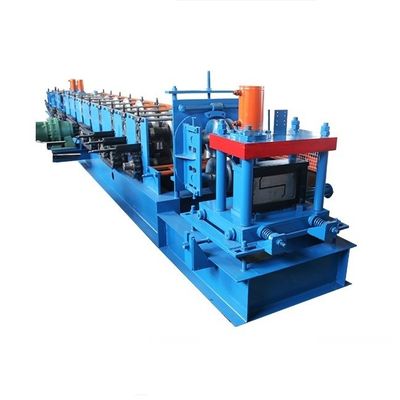 15T CZ Purlin Roll Forming Machine 90mm Roller Hydraulic Punching