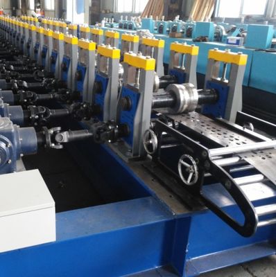 20m/min Sheet Metal Roll Forming Machines Hydraulic Shelf Pallet