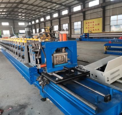 20m/min Sheet Metal Roll Forming Machines Hydraulic Shelf Pallet